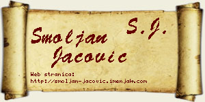 Smoljan Jačović vizit kartica